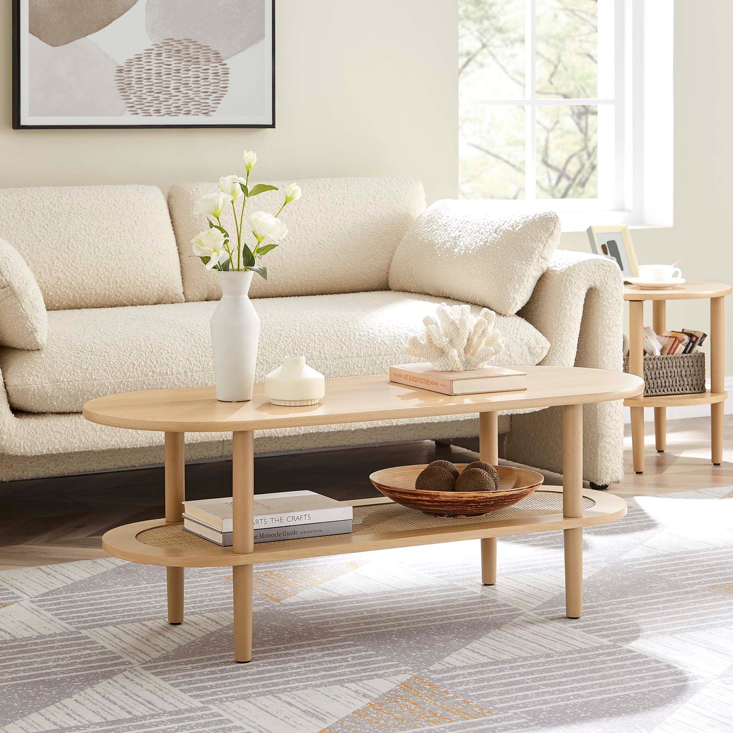 Callix Coffee Table, Natural