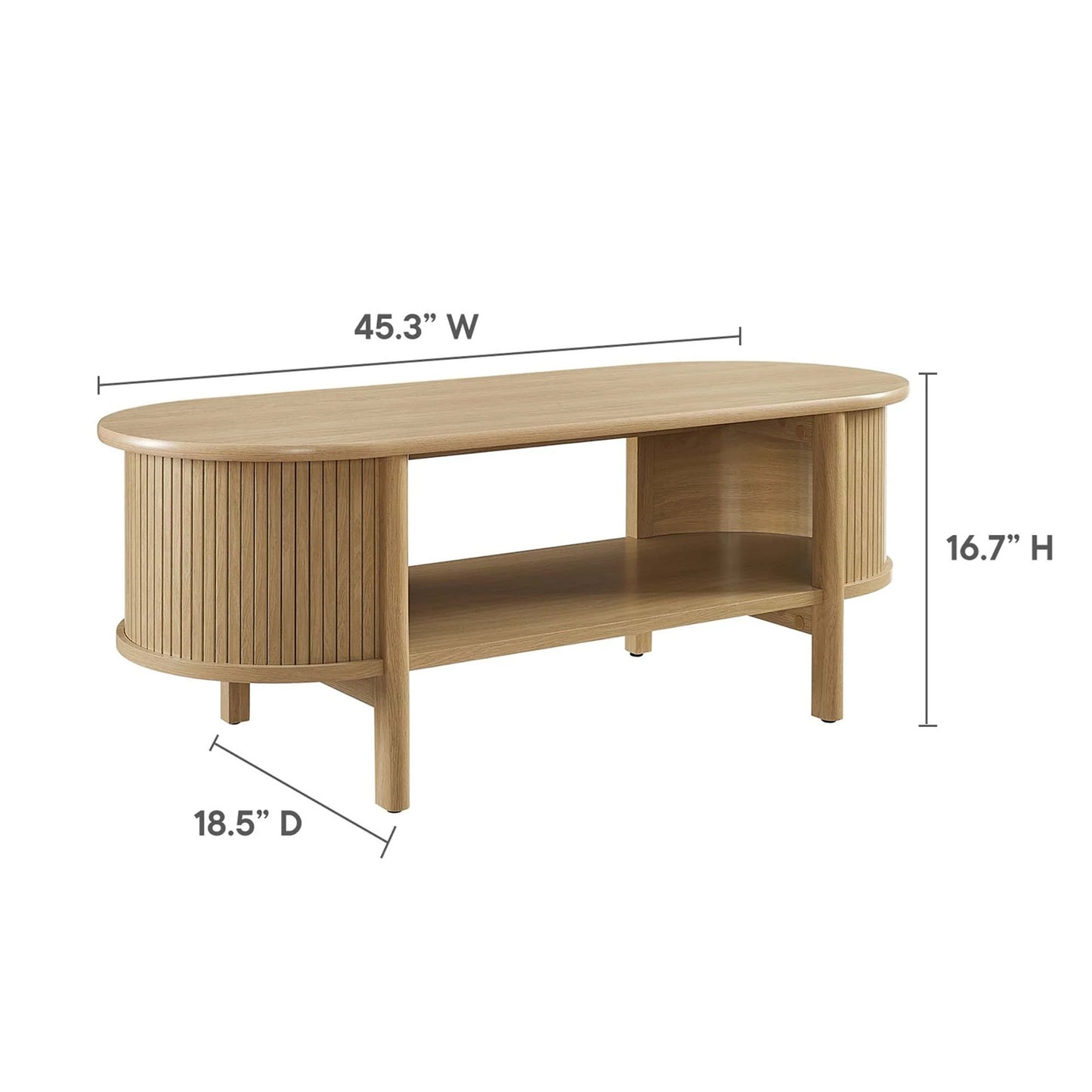 Gavin Coffee Table, Natural