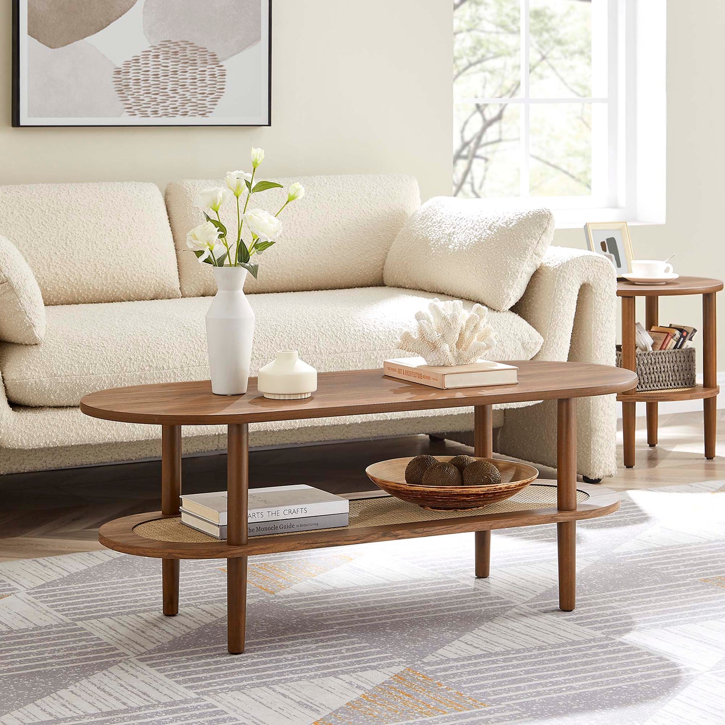 Callix Coffee Table, Walnut