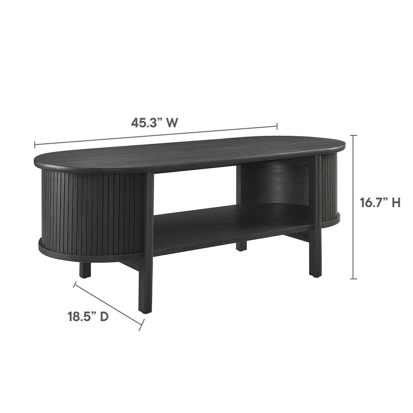 Gavin Coffee Table, Black