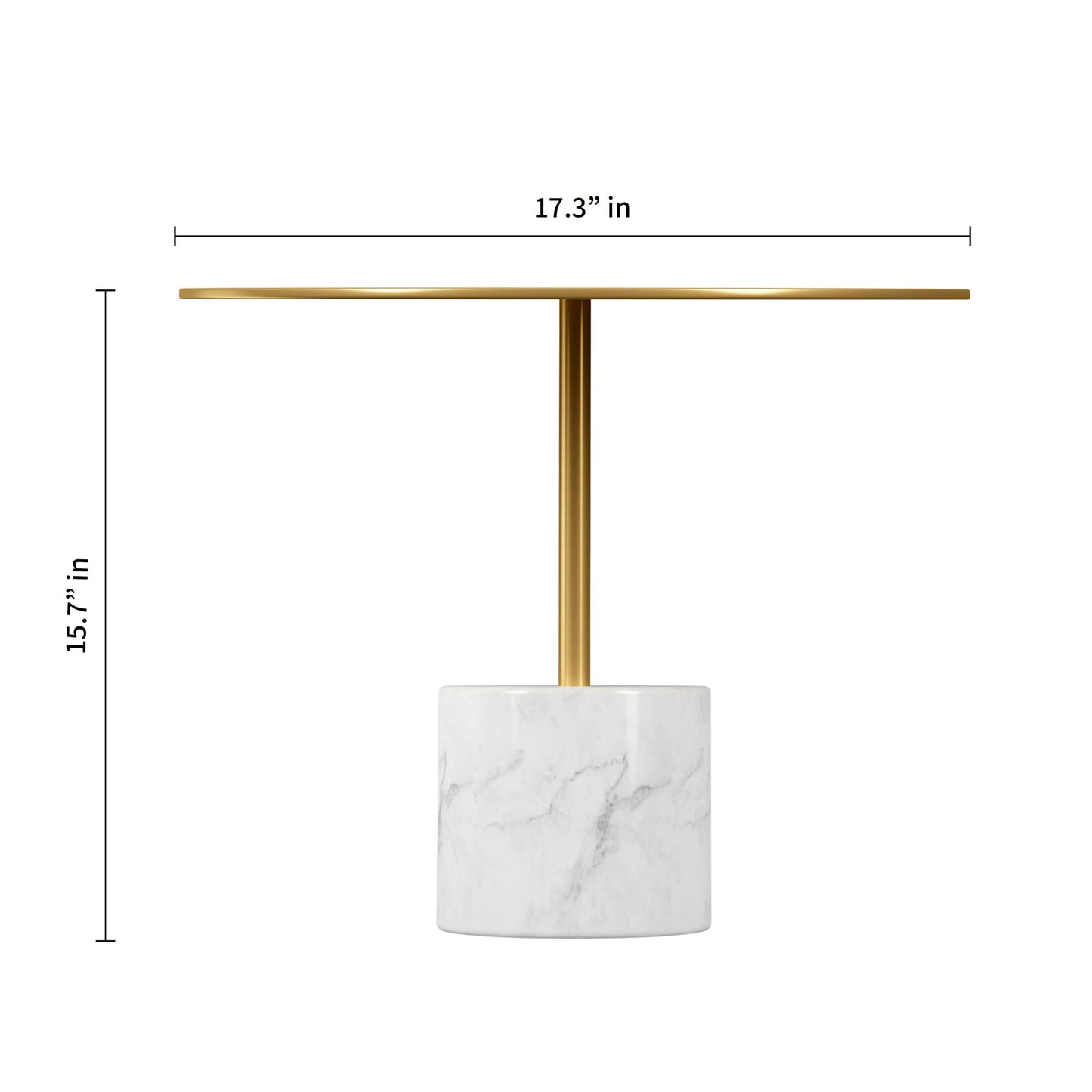 Poke Coffee Table, Gold