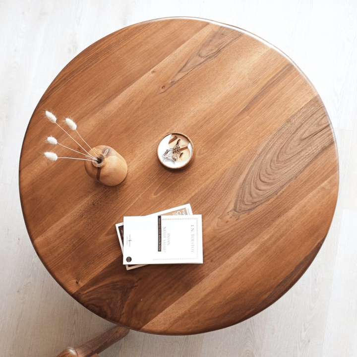 Jasper Coffee Table Round, Walnut