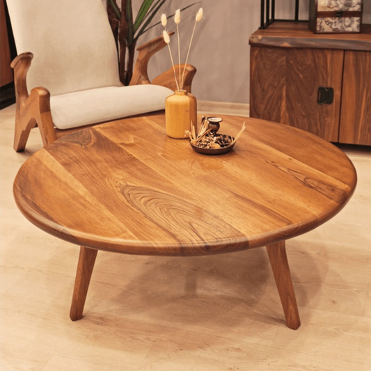 Jasper Coffee Table Round, Walnut