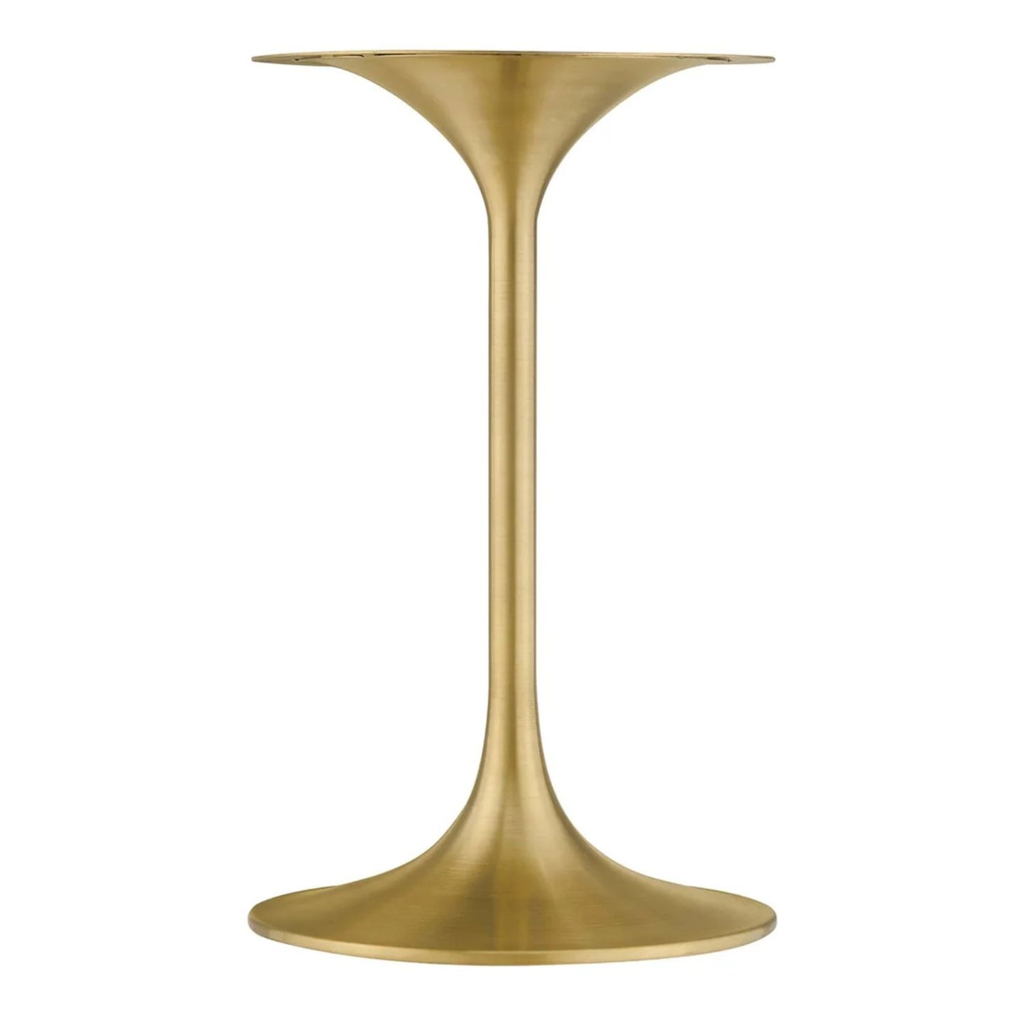 Tulip Marble Side Table - 20" Round, Gold Base