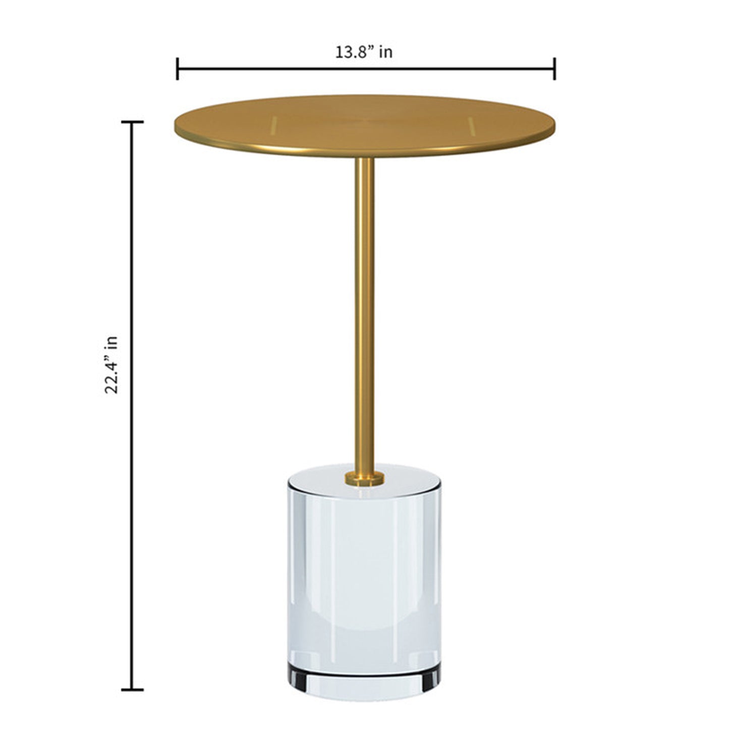 Sling Acrylic Side Table