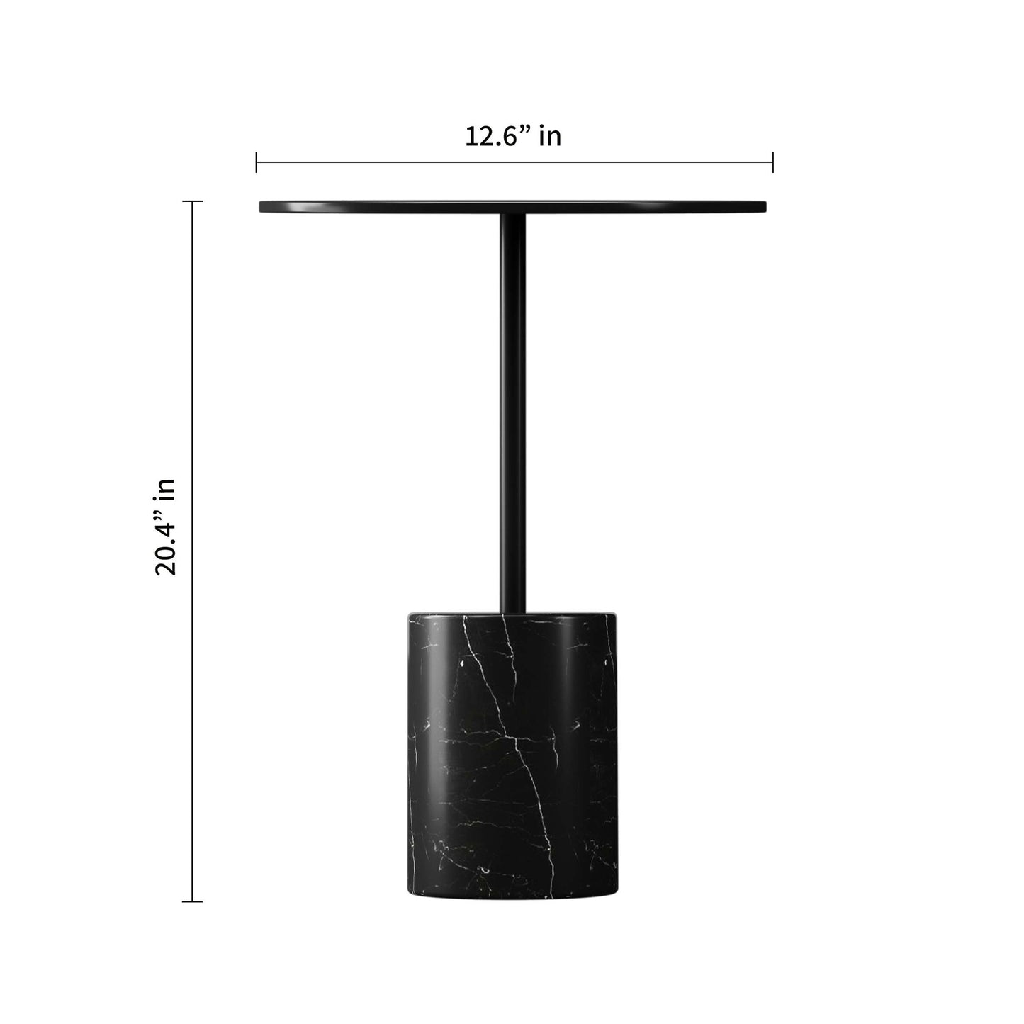 Poke Side Table, Black