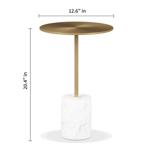 Poke Side Table, Gold