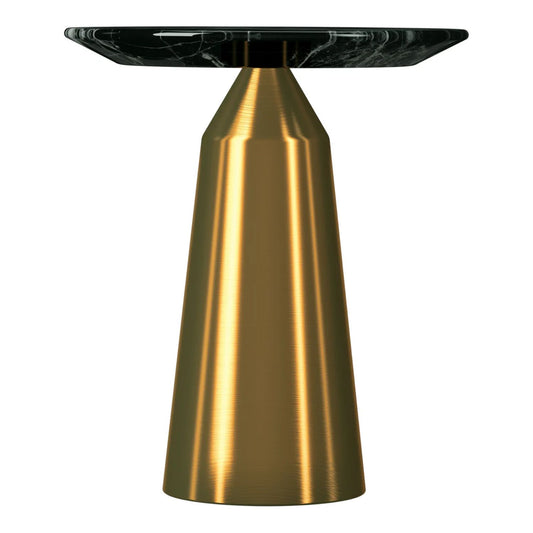Lodge Gold-Marble Side Table