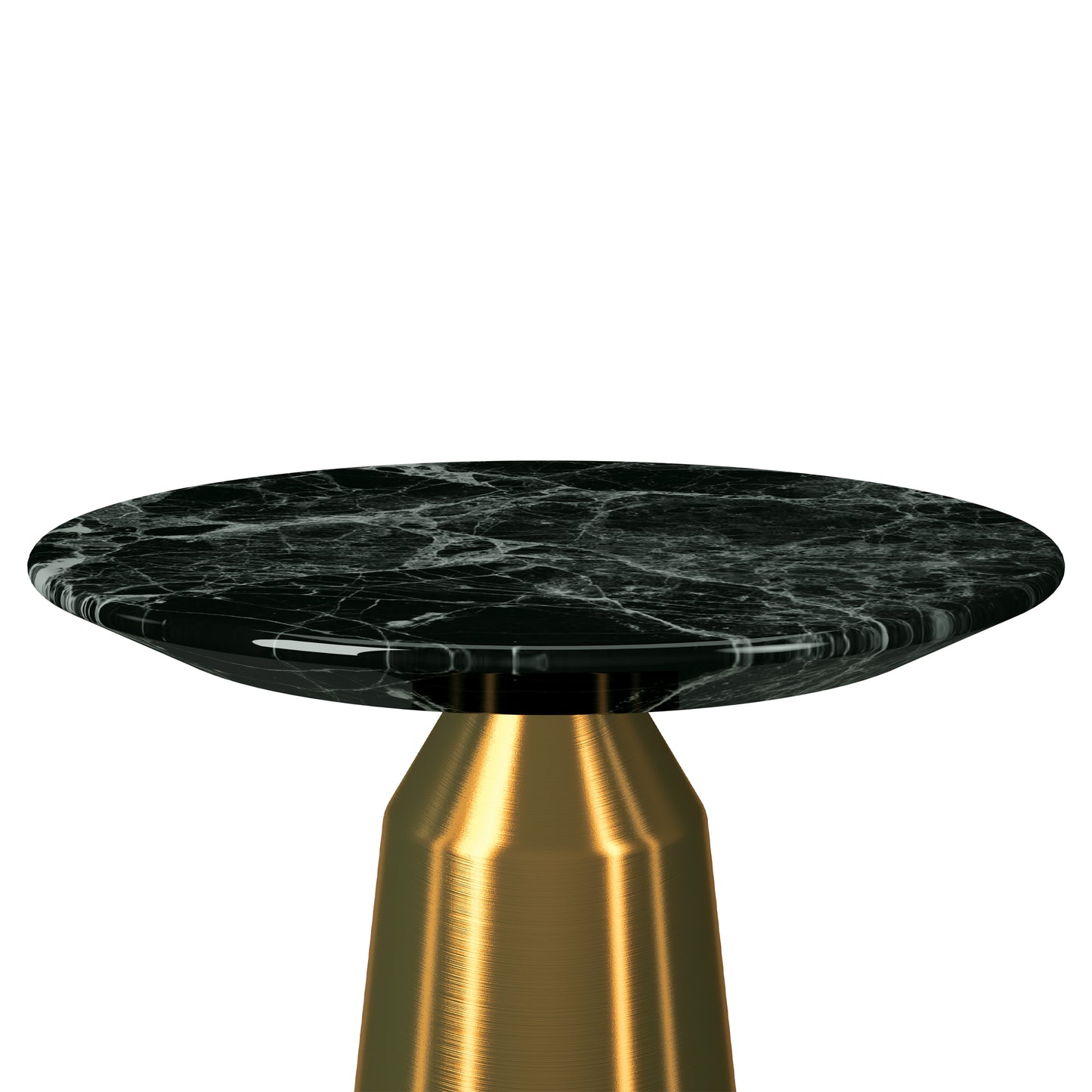 Lodge Gold-Marble Side Table