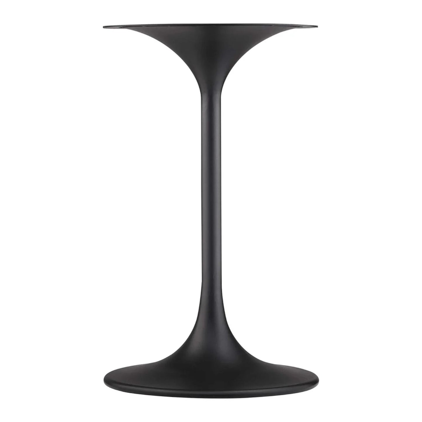 Tulip Marble Side Table - 20" Round, Black