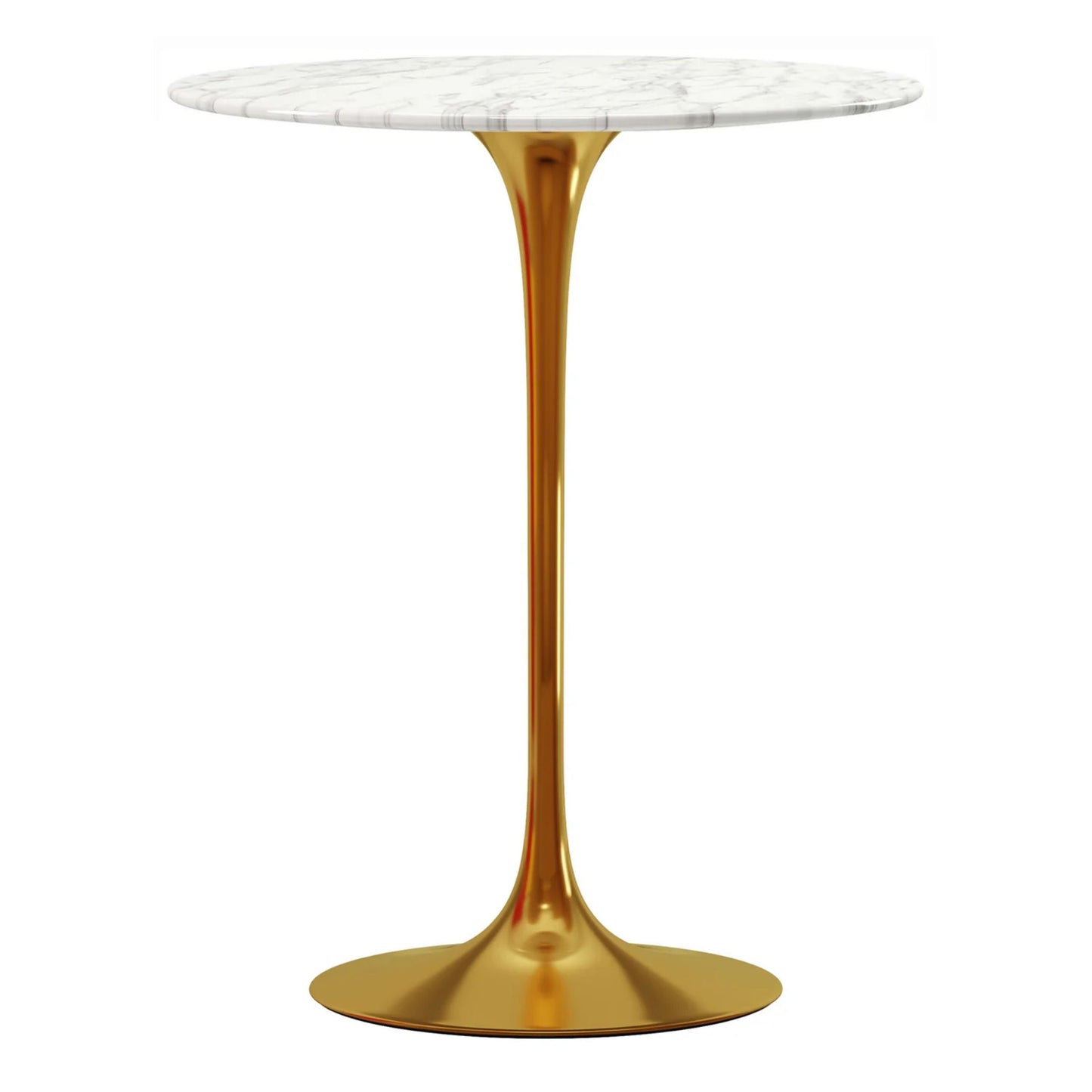 Tulip Marble Bar Table, 32" Round