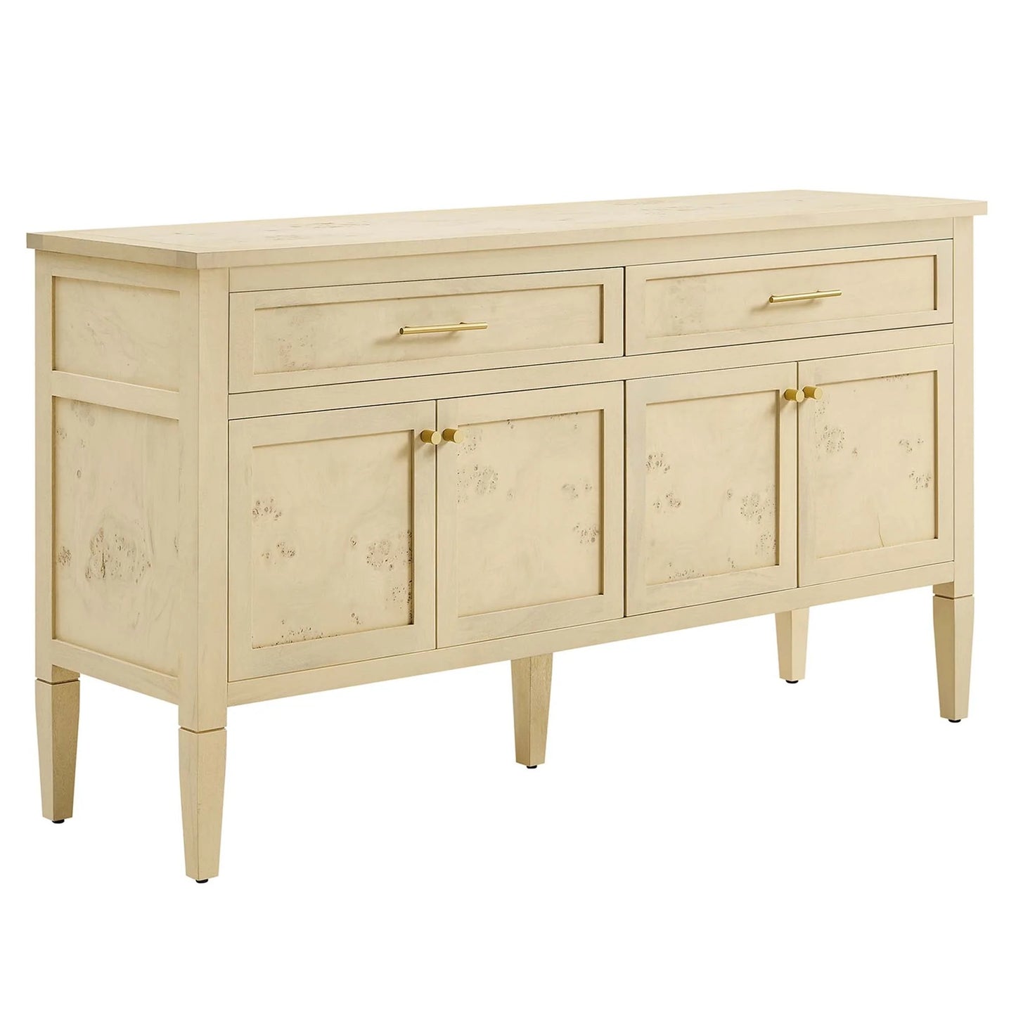 Bogota 62" Sideboard, Bleached Burl