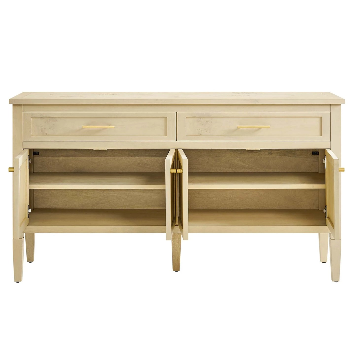 Bogota 62" Sideboard, Bleached Burl