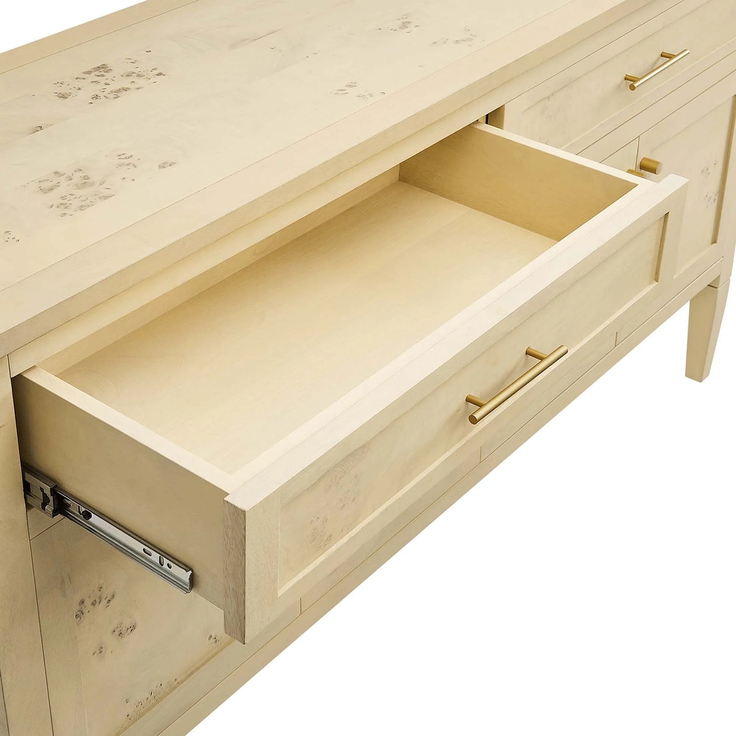 Bogota 62" Sideboard, Bleached Burl