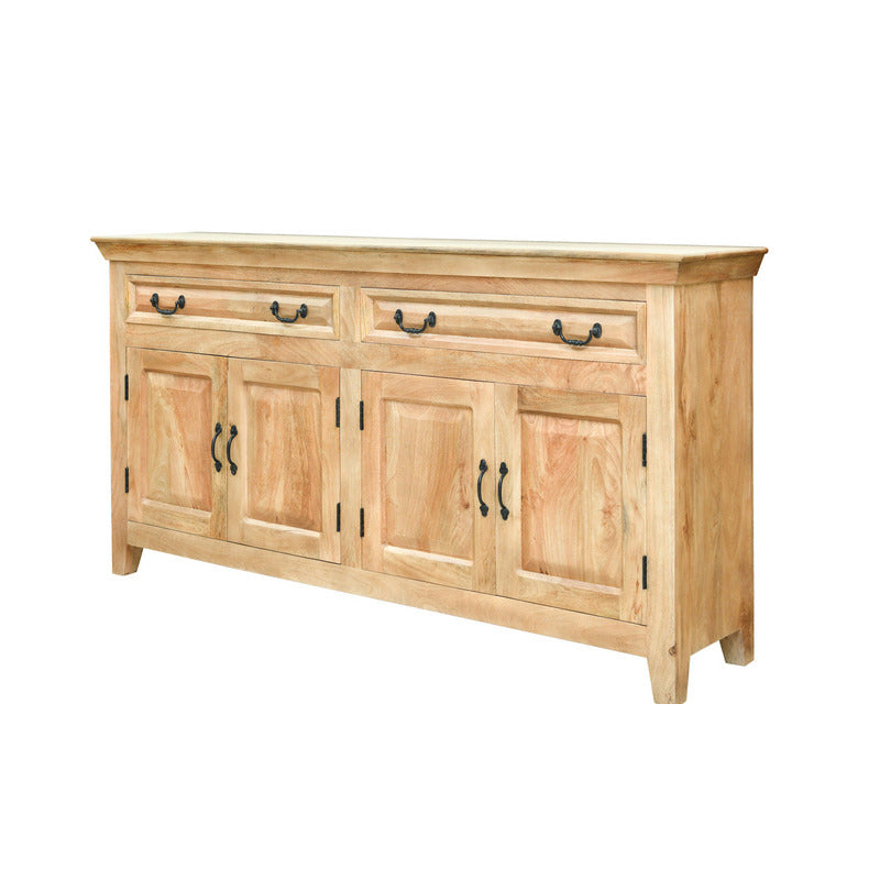 Asmine 69" Solid Wood Sideboard, Natural