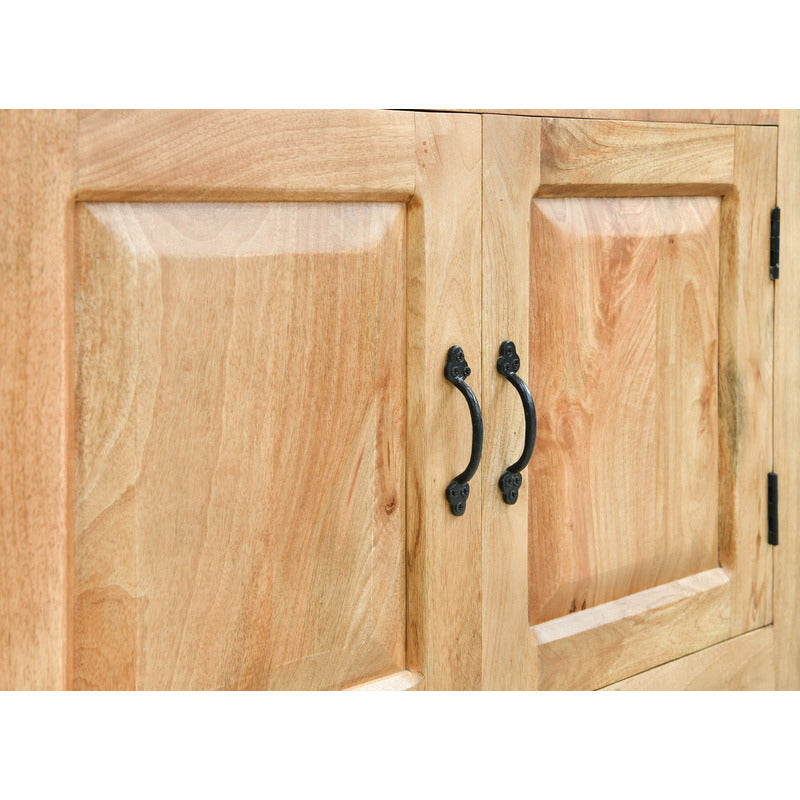 Asmine 69" Solid Wood Sideboard, Natural