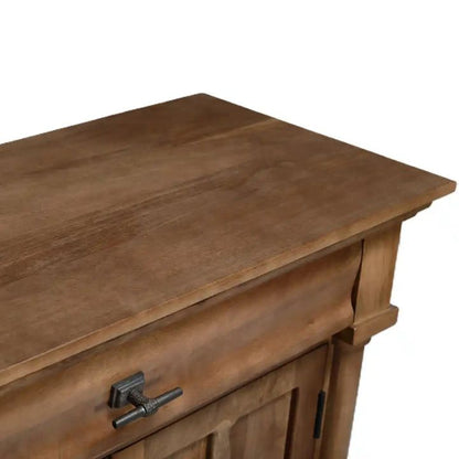 Padova 70" Solid Wood Sideboard, Light Walnut