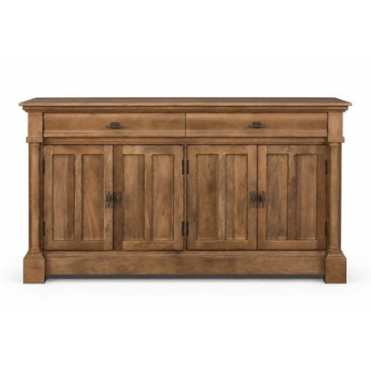 Padova 70" Solid Wood Sideboard, Light Walnut