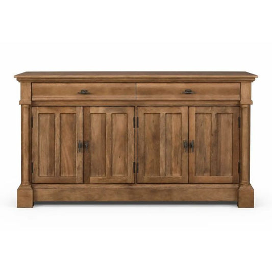 Padova 70" Solid Wood Sideboard, Light Walnut