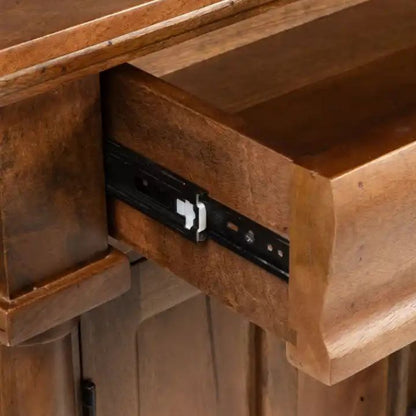 Padova 70" Solid Wood Sideboard, Light Walnut