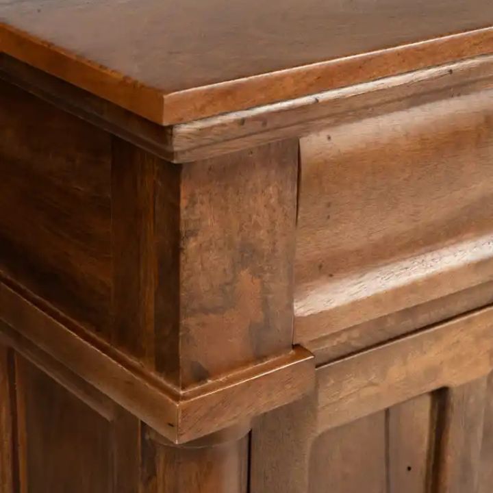 Padova 70" Solid Wood Sideboard, Light Walnut