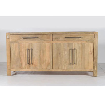 Anna 70" Solid Wood Sideboard, Natural