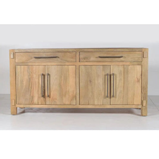 Anna 70" Solid Wood Sideboard, Natural