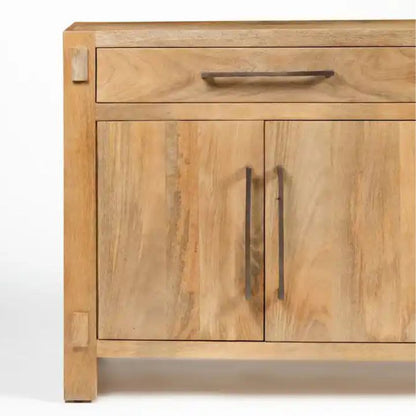 Anna 70" Solid Wood Sideboard, Natural