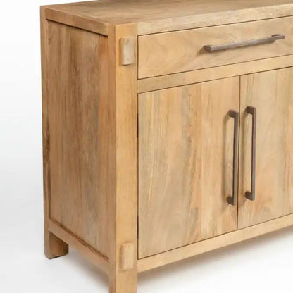 Anna 70" Solid Wood Sideboard, Natural