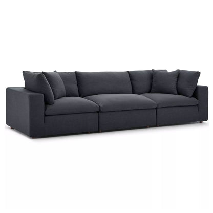 Haven 3 Seater Sectional Sofa, Gray