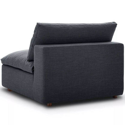 Haven 3 Seater Sectional Sofa With Ottoman, Gray