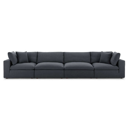 Haven 4 Seater Sectional Sofa, Gray