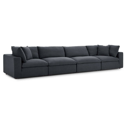 Haven 4 Seater Sectional Sofa, Gray