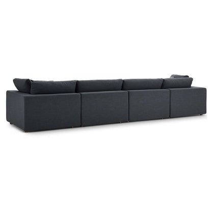 Haven 4 Seater Sectional Sofa, Gray