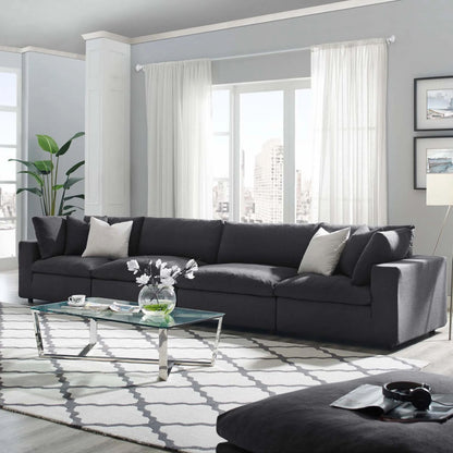 Haven 4 Seater Sectional Sofa, Gray
