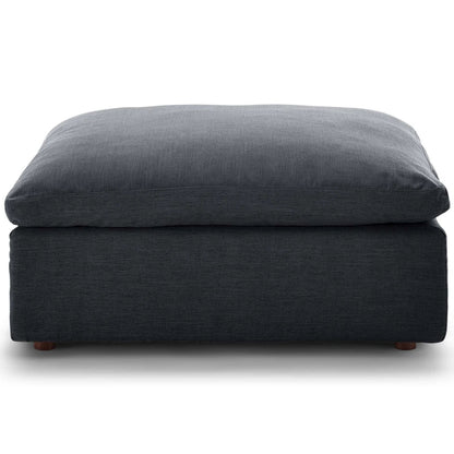 Haven 3 Seater Sectional Sofa With Ottoman, Gray