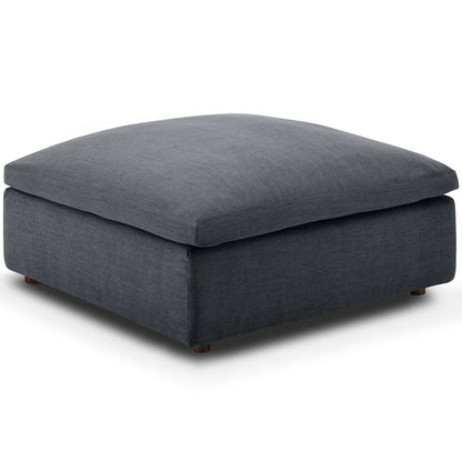 Haven 3 Seater Sectional Sofa With Ottoman, Gray