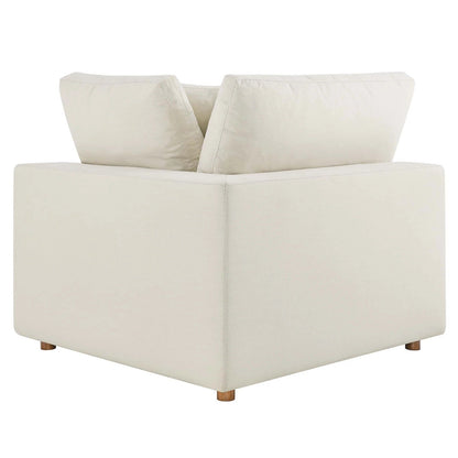 Haven 3 Seater Sectional Sofa With Ottoman, Beige