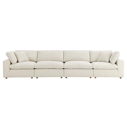 Haven 4 Seater Sectional Sofa, Beige
