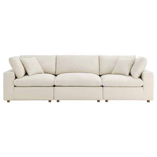 Haven 3 Seater Sectional Sofa, Beige