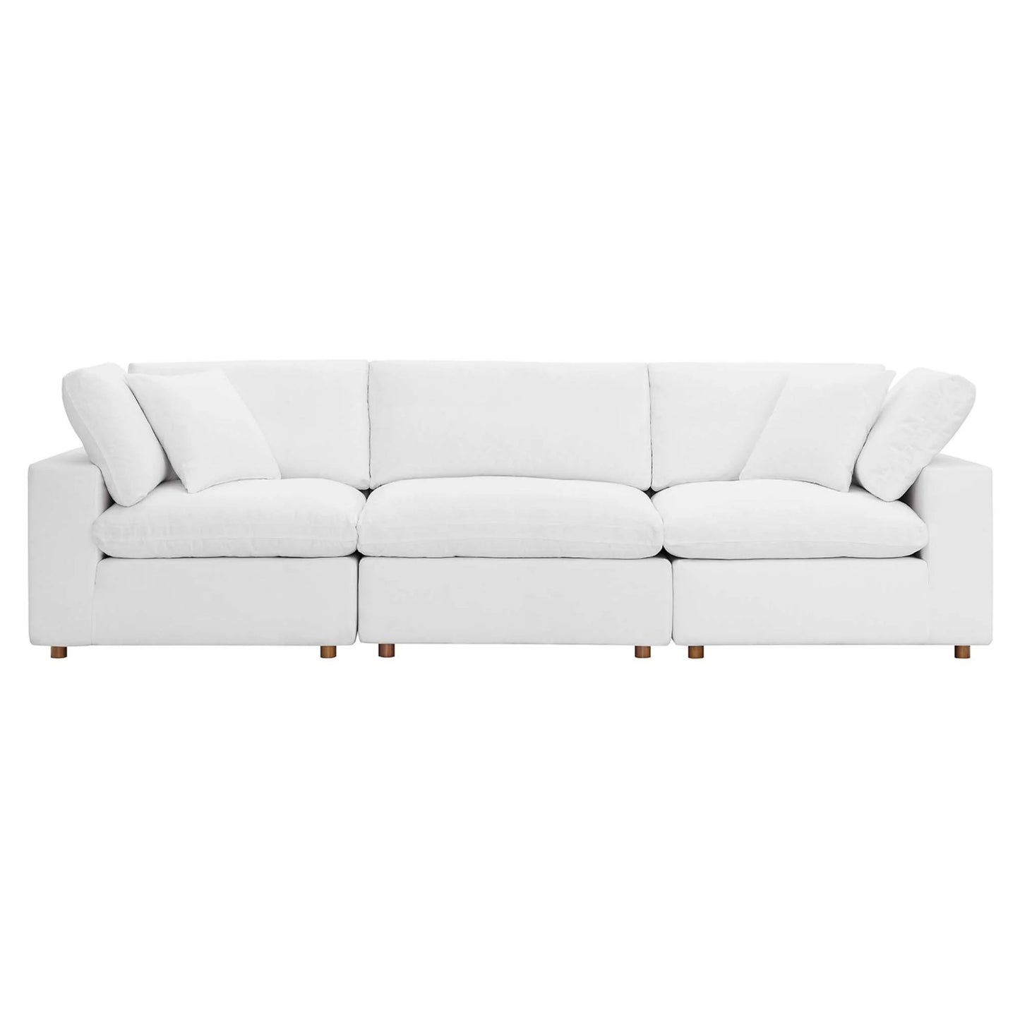 Haven 3 Seater Sectional Sofa, White