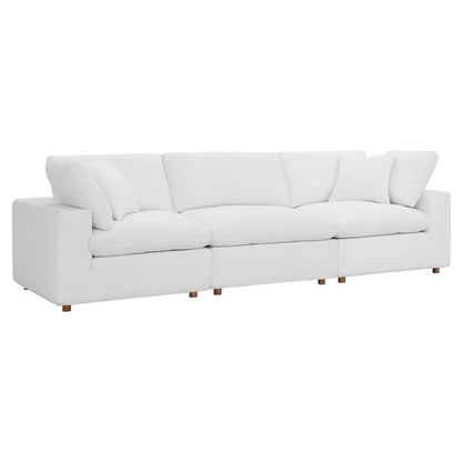 Haven 3 Seater Sectional Sofa, White