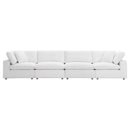 Haven 4 Seater Sectional Sofa, White