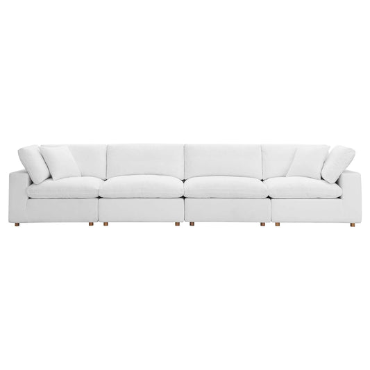 Haven 4 Seater Sectional Sofa, White