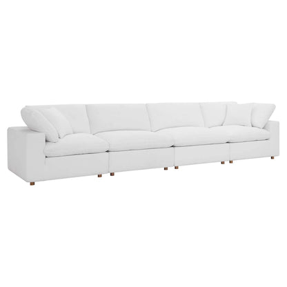 Haven 4 Seater Sectional Sofa, White