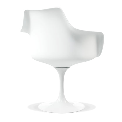 Tulip Swivel Armchair, Gray