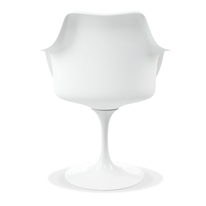 Tulip Swivel Armchair, Gray