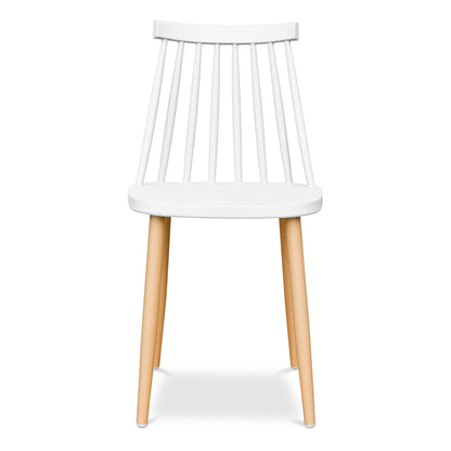 Spindle Dining Chair, White