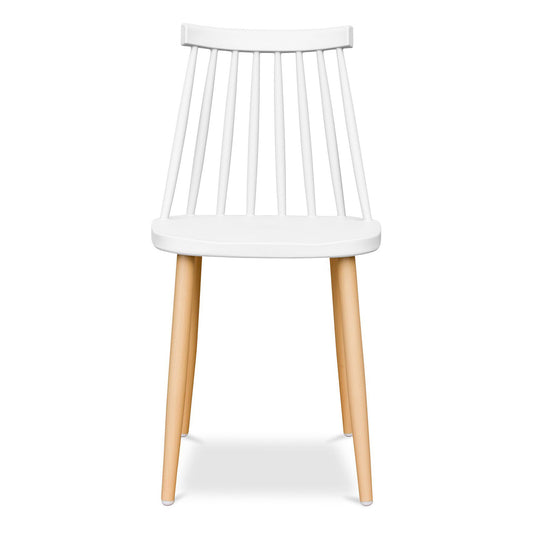Spindle Dining Chair, White