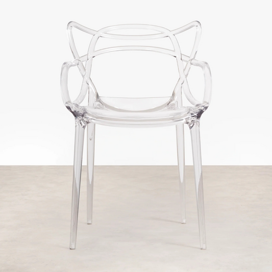 Master Dining Chair, Clear